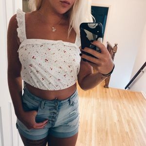 Cherry crop top